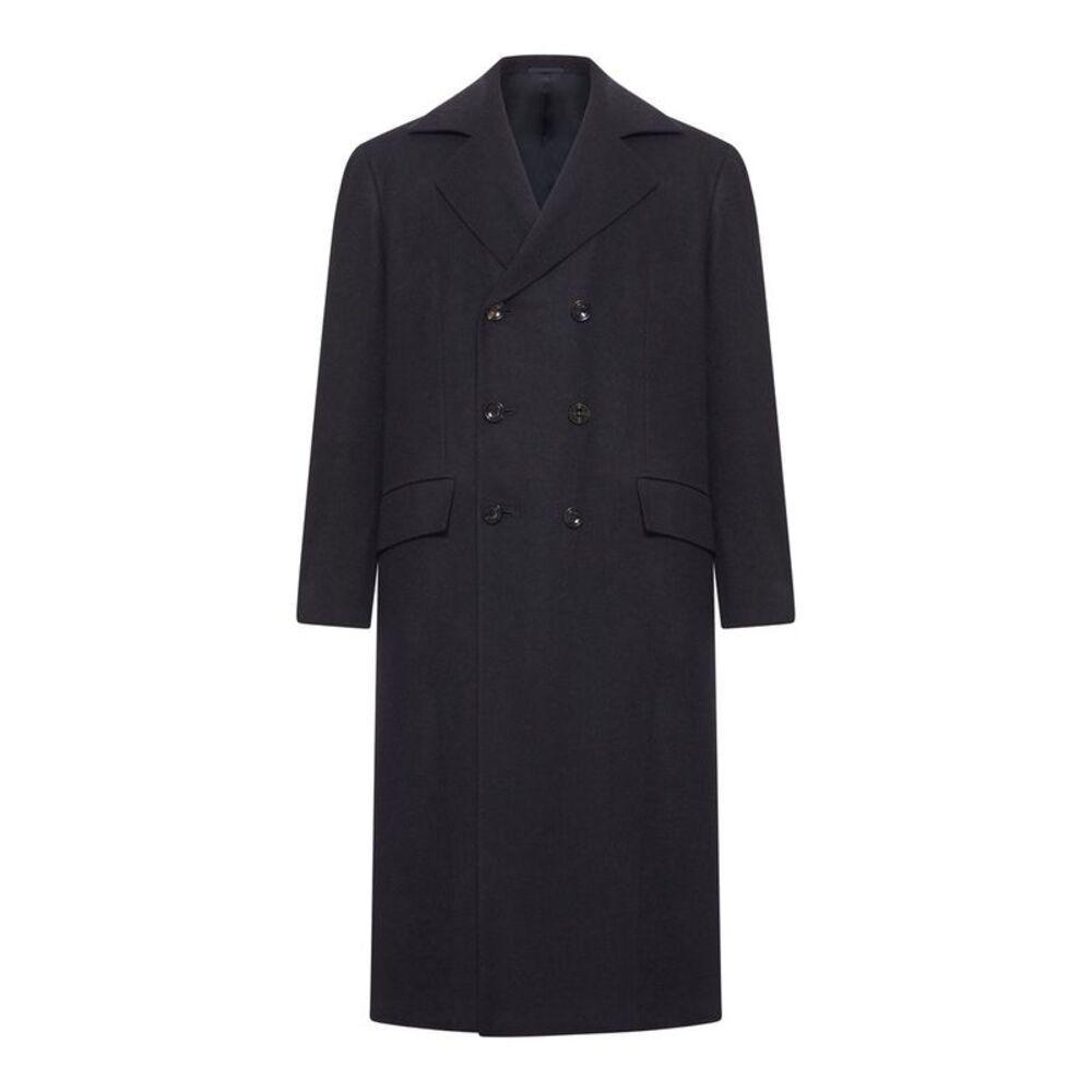 Kiton Men Mauro Long Cashmere Coat